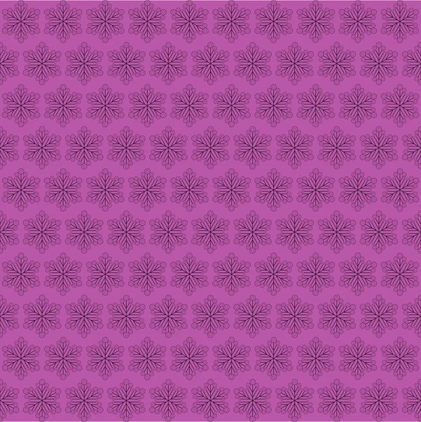 Lilac  abstract snowflake pattern — Stock Photo, Image