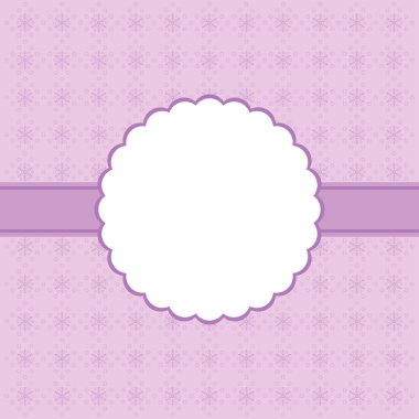 Kar taneleri ve metin için yer ile tasarım