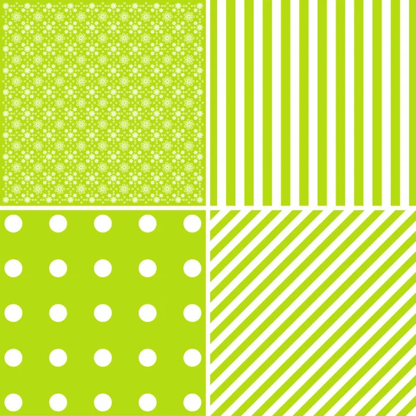 Set of four cute vector backgrounds. — Stock Vector