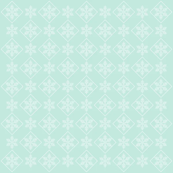 Fondo azul con copos de nieve — Vector de stock