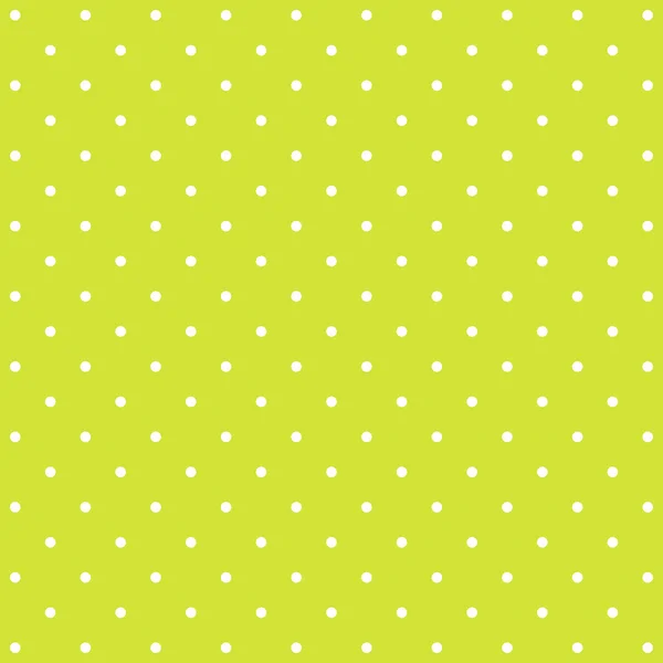 Groene polka dot achtergrondpatroon — Stockvector