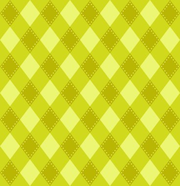 Yeşil diyagonal kareli vektör desen.