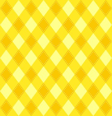 Sarı tonlarda kareli desen