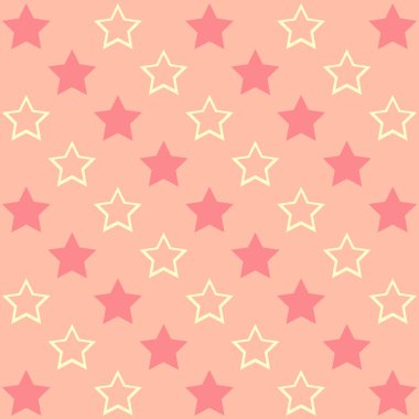 Yıldız ile parlak soyut desen 