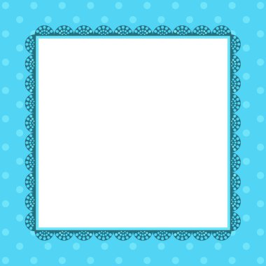 Lekeli retro model Vintage çerçeve