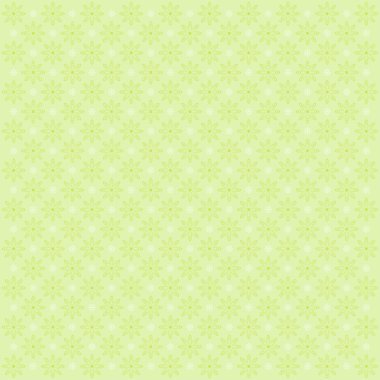 Yeşil çiçek deseni