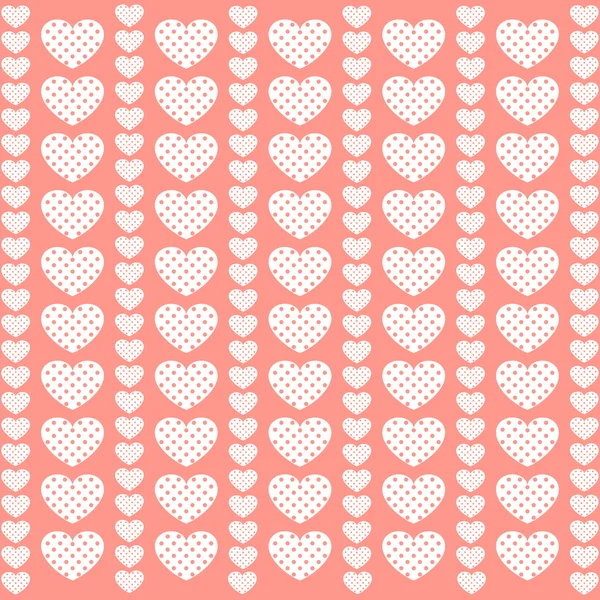 Pattern with hearts — Stock Vector