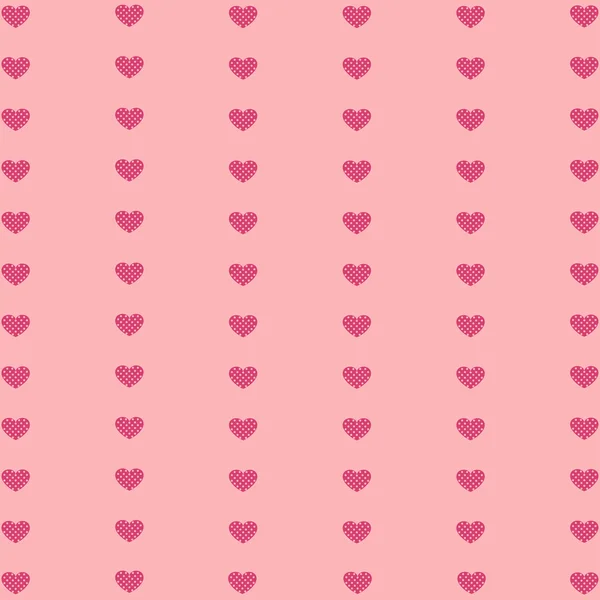 Valentine's day pattern with heart — Stock Vector