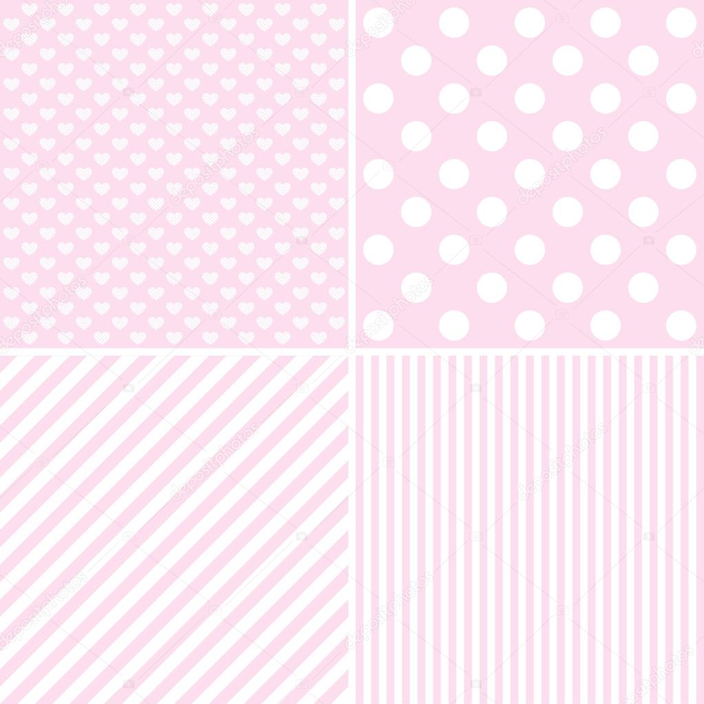 Vector set of 4 background patterns 