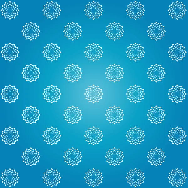 Patrón floral azul —  Fotos de Stock