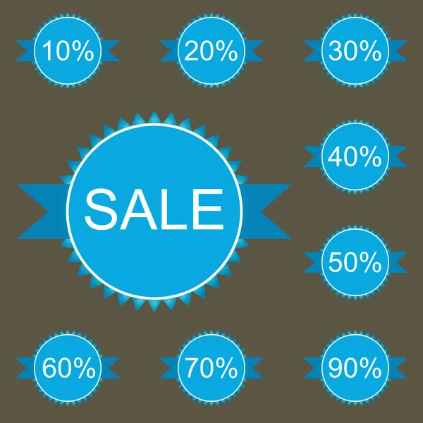 Discount price tags. — Stock Vector