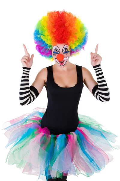 Funny clown — Stock Photo, Image