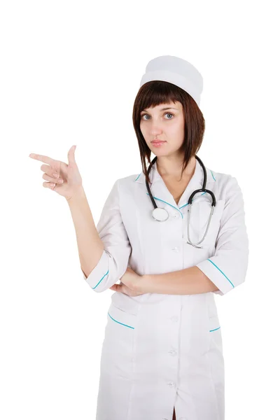 Doctora con máscara — Foto de Stock