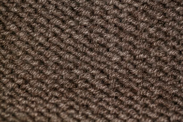 Strickmuster aus beige oder braun wollenen warmen weichen Garnen für den Hintergrund — Stockfoto