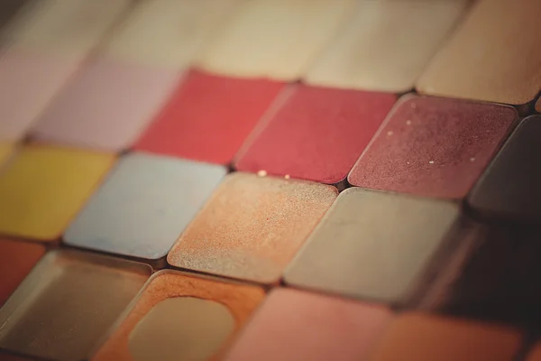 Close-up image of a eye-shadow set — Stock Photo, Image