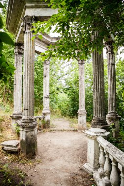 Arka Bahçe arbor için dar yol ile