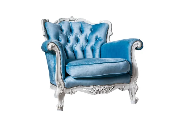 Blue armchair in the room — Stock Photo, Image