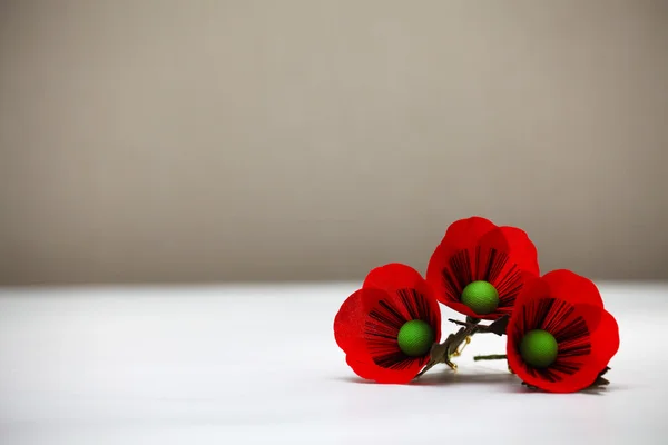 Flores de amapola roja Imágenes de stock libres de derechos