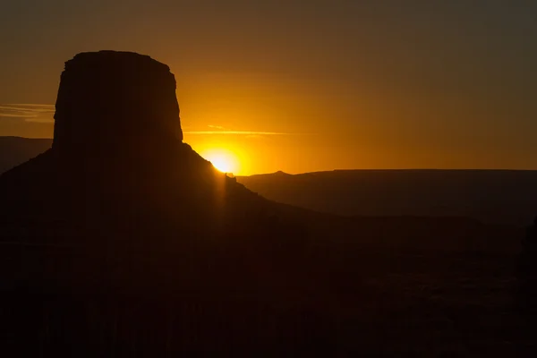 Monument valley slunce — Stock fotografie