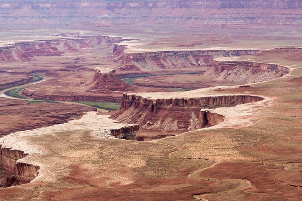 Vit rim i canyonlands — Stockfoto