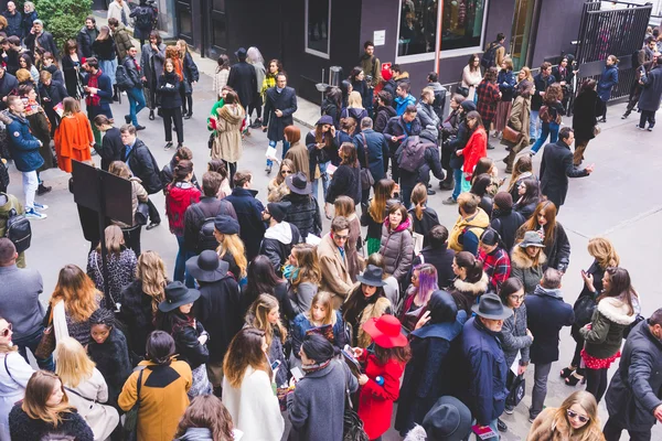 MILANO, ITALIA - 26 FEBBRAIO 2016: Top view dei partecipanti — Foto Stock