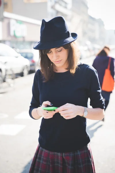 Young pretty caucasian woman — Stock Photo, Image