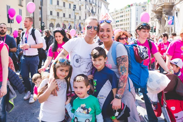 Ogifta par manifestation i Milano. — Stockfoto