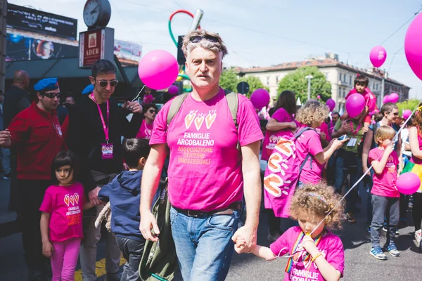 Ogifta par manifestation i Milano. — Stockfoto