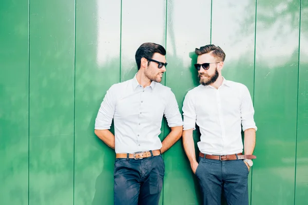 Modern businessmen posing — Stock Photo, Image