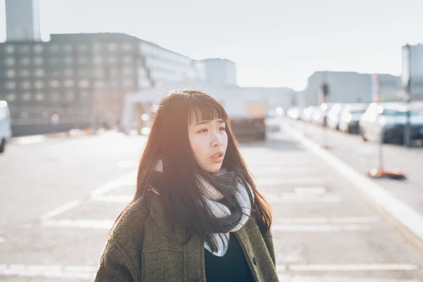 Asiatico hipster donna — Foto Stock