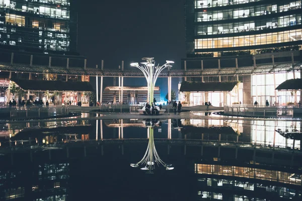 Nuova piazza Gae Aulenti — Foto Stock