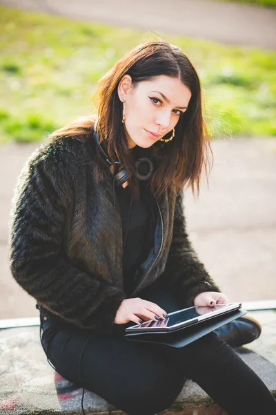 Young beautiful indie woman — Stock Photo, Image