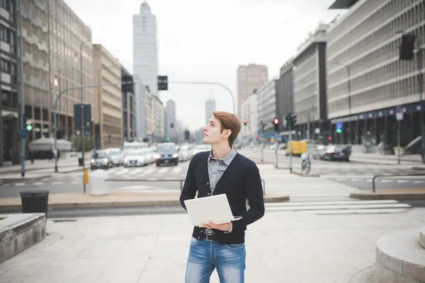 Caucasian contemporary businessman — Stock Photo, Image