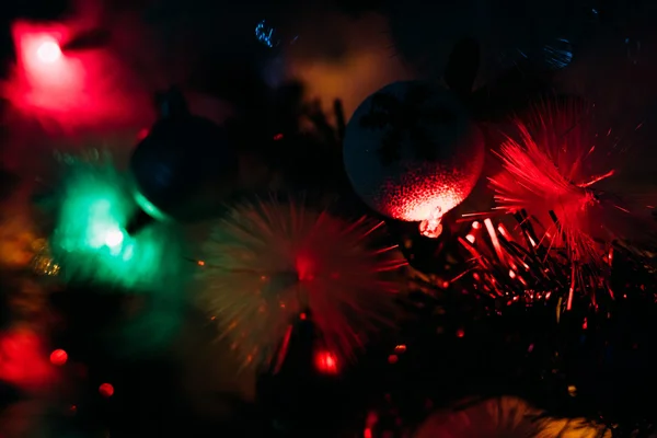 Karácsonyfa fény dekoráció — Stock Fotó