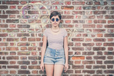 Genç hipster kadın