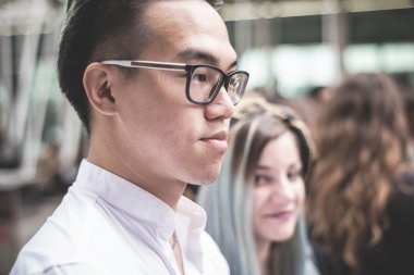 eksantrik ve şık insanlar Milano Moda haftasında 2014