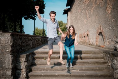 genç güzel bir çift aşık