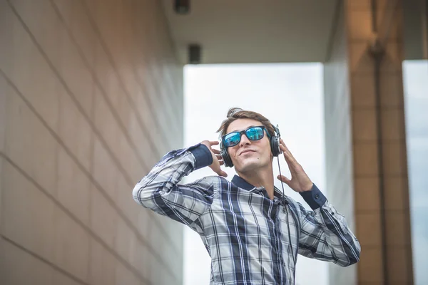 Young model hansome blonde man — Stock Photo, Image