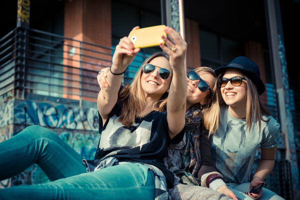 three beautiful friends authentic