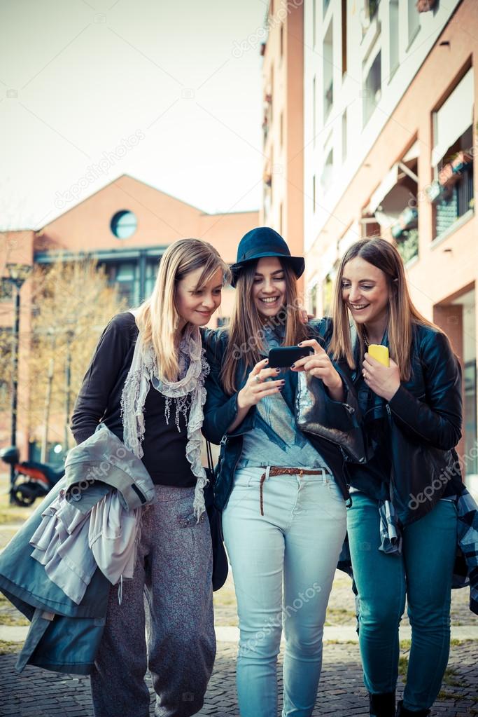 three beautiful friends authentic