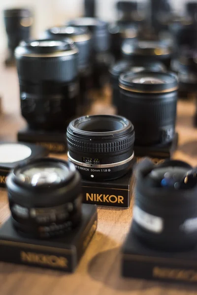 Nikon live in Mailand — Stockfoto