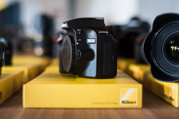 Nikon živě v Miláně — Stock fotografie