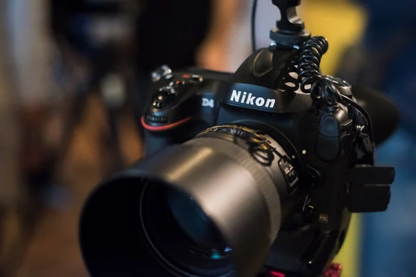 Nikon live in Mailand — Stockfoto