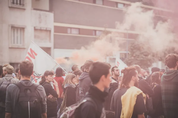Немає Експо демонстрація відбулася у Мілані 11 жовтня 2014 — стокове фото