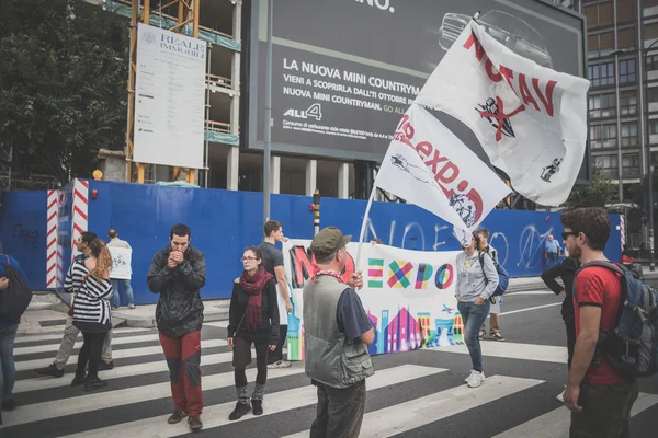 Καμία επίδειξη expo που πραγματοποιήθηκε στο Μιλάνο, 11 Οκτωβρίου 2014 — Φωτογραφία Αρχείου