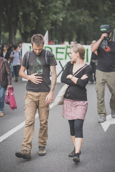 11 Ekim 2014 Milano'da düzenlenen yok expo gösteri — Stok fotoğraf