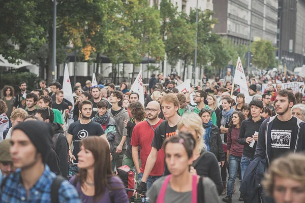 Pas de manifestation expo à Milan 11 octobre 2014 — Photo