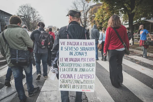 11 Ekim 2014 Milano'da düzenlenen yok expo gösteri — Stok fotoğraf