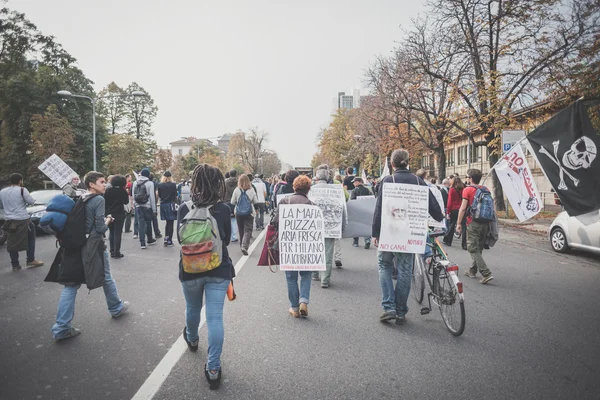 Nessuna manifestazione espositiva tenutasi a Milano l '11 ottobre 2014 — Foto Stock