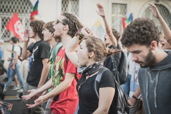 manifestation held in Milan october 18, 2014